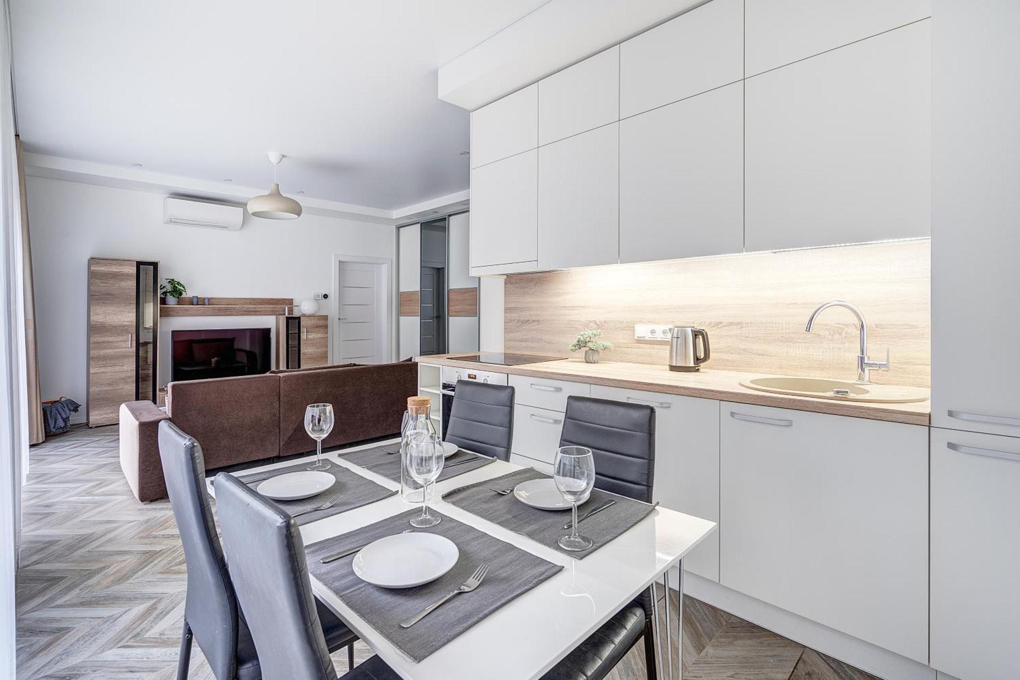 Cohost I New Basteja Life Apartments W-Garage Prkg & Self Check-In VNO Cameră foto