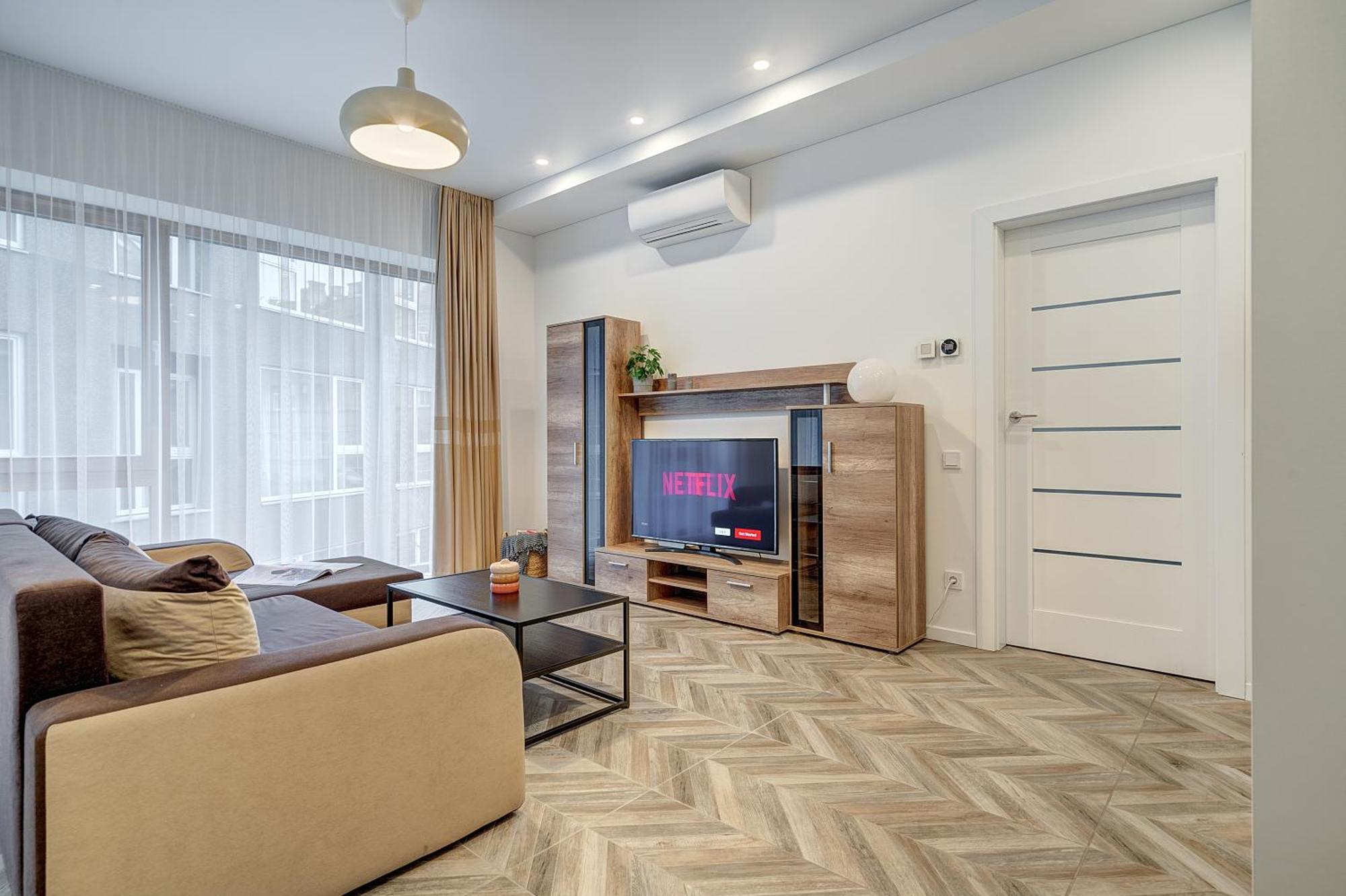 Cohost I New Basteja Life Apartments W-Garage Prkg & Self Check-In VNO Cameră foto